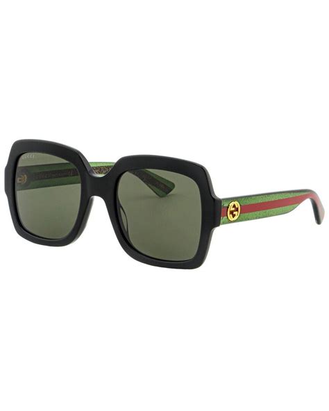 gucci gg0036sn havana green sunglasses